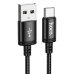 Кабель USB/Type-C 3 м Hoco X91 Radiance 3 А чорний
