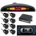 Парктронік Assistant Parking Sensor 8 датчиків LED дисплей чорний