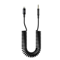 Аудіокабель Apple Lightning/3.5 мм AUX 1 м XO NB-R255A чорний