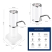 / Помпа електрична для води Bucket table dual-use smart pump, білий