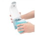 Дозатор для мила автоматичний від акумулятора 250 мл білий з блакитним Дозатор для мила автоматичний від акумулятора 250 мл білий з блакитним