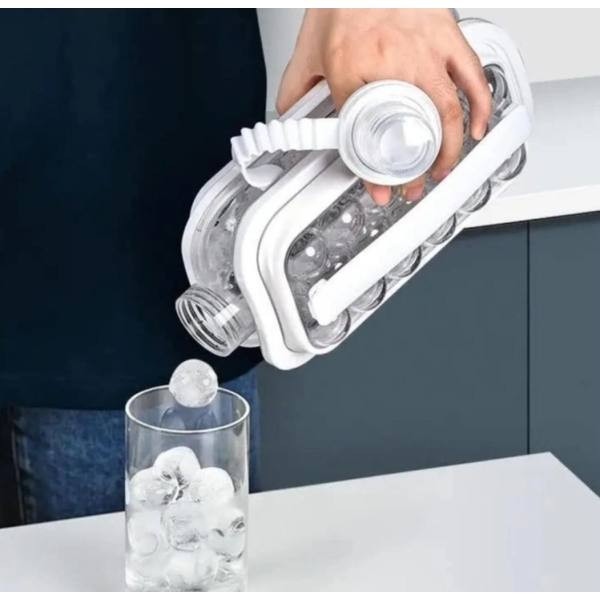 / Форма силіконова для льоду «кульки», складана коробка