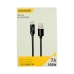 Кабель USB/Type-C 1 м ESSAGER EXCT-XY01-P Digital Display 100 Вт 7 А чорний
