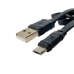 Кабель USB/microUSB 1 м HOCO X5 Bamboo 2.4 А чорний