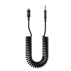 Аудіокабель Apple Lightning/3.5 мм AUX 1 м XO NB-R255A чорний