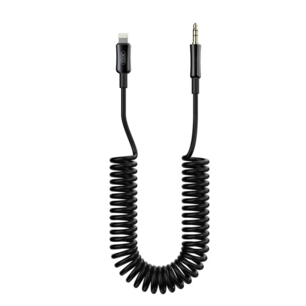 Аудіокабель Apple Lightning/3.5 мм AUX 1 м XO NB-R255A чорний