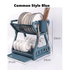 / Сушарка TRenCo для посуду, настільна, дворівнева, 31х24х33см