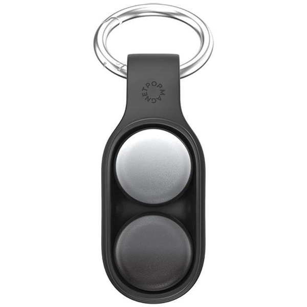 Іграшка антістрес Магнітні кільця чорний