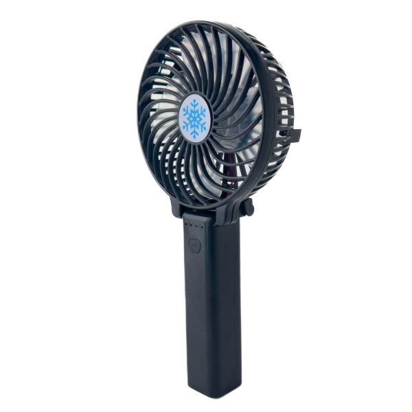Вентилятор портативний Handy Mini Fan діаметр 10 см чорний