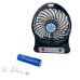 Вентилятор настільний Portable Mini Fan діаметр 10 см чорний