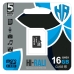 / Карта пам'яті microSDHC Hi-Rali 16 Гб, Class 10 UHS-1, (без адаптера), чорний