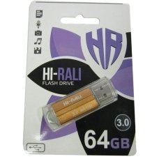 / USB Flash-накопичувач (флешка) Hi-Rali 64 Гб Corsair series, жовтий