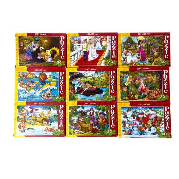Пазли класичні 80 елементів ДТ-ПЗ-05-24 Герої мультфільмів