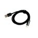 Кабель USB/Type-C 1 м ESSAGER EXCT-XY01-P Digital Display 100 Вт 7 А чорний