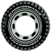 Надувне коло Intex 59252NP Шина 91 см чорний