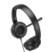 Навушники дротові геймерські Hoco W112 Pure AUX з мікрофоном чорний