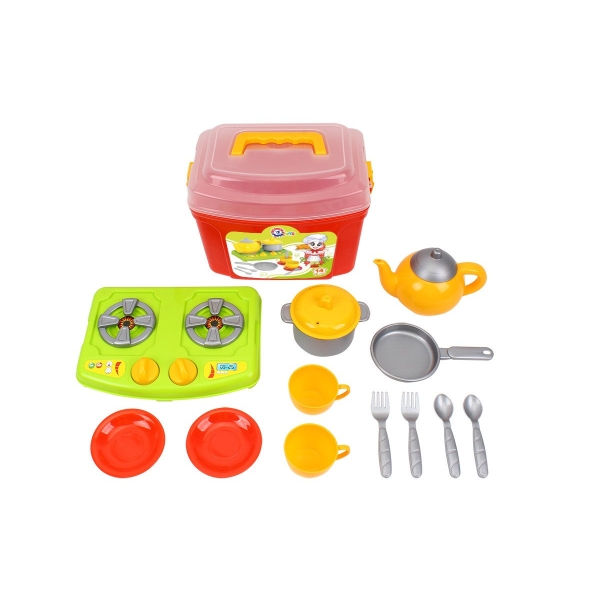 Дитячий ігровий набір 14в1 Кухня Technok Toys 5934 у кейсі