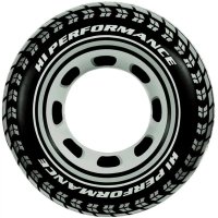 Надувне коло Intex 59252NP Шина 91 см чорний