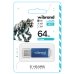 Флеш пам'ять USB 64 GВ Wibrand Cougar USB 2.0 синій
