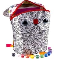 Набір для дитячої творчості Рюкзак-розмальовка My Color Owl Bag Danko Toys 09181 різнобарвний