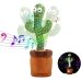 Інтерактивна іграшка-повторюшка Кактус у капелюсі світлові ефекти 31 см різнобарвний