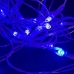 Світлодіодна гірлянда-сітка прозорий дріт 120 LED SOFI ліхтарики 1.5 х 1.25 м 8 режимів синій