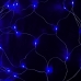 Світлодіодна гірлянда-сітка прозорий дріт 120 LED SOFI ліхтарики 1.5 х 1.25 м 8 режимів синій