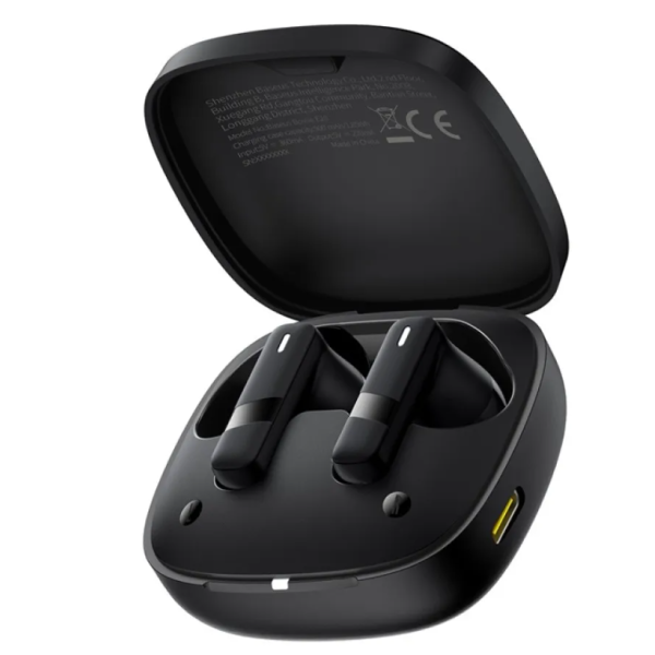 Навушники бездротові вакуумні Baseus E20 Bowie Bluetooth чорний