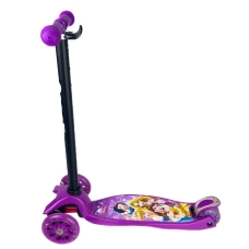 Самокат дитячий Принцеси AT-02Y 4-колісний фіолетовий