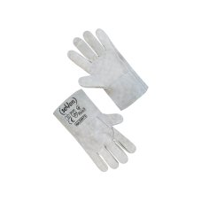 / Рукавички зварювальника Крага 4 розмір (XL), без підкладки, короткі, 27 см, сірий