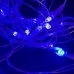 Світлодіодна гірлянда-сітка прозорий дріт 120 LED SOFI ліхтарики 1.5 х 1.25 м 8 режимів синій