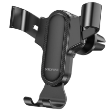 Автотримач для телефона BOROFONE BH74 Rock air outlet gravity car holder Black new