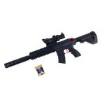 Дитячий автомат 9908 з прицілом гелеві кульки 52 см чорний