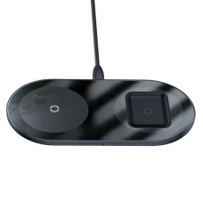 Зарядний пристрій бездротовий 2в1 Baseus Simple 18 W 2 А чорний