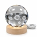 Нічний LED Crystal Ball USB Космос 8 см прозорий Нічний LED Crystal Ball USB Космос 8 см прозорий