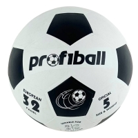 М'яч футбольний №5 Extreme Motion FB2202 білий з чорним