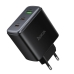 Зарядний блок живлення 2xType-C+USB HOCO C160A Upgrade 65 W 5 V 3 A чорний