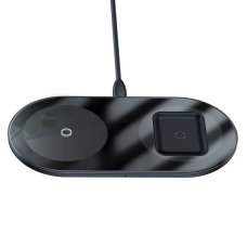 Зарядний пристрій бездротовий 2в1 Baseus Simple 18 W 2 А чорний