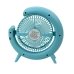 Вентилятор настільний VU-03/F2 з підсвіткою діаметр 23 см блакитний