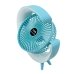 Вентилятор настільний VU-03/F2 з підсвіткою діаметр 23 см блакитний