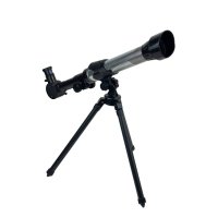 Набір для наукових досліджень Дитячий Телескоп 43 см Limo Toy SK0012 чорний зі сріблястим