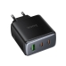 Зарядний блок живлення 2xType-C+USB HOCO C160A Upgrade 65 W 5 V 3 A чорний Зарядний блок живлення 2xType-C+USB HOCO C160A Upgrade 65 W 5 V 3 A чорний