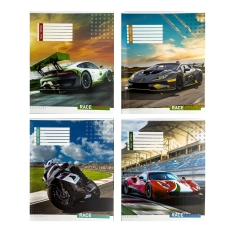 Зошит 36 аркушів клітинка # Поліграфіст 875 Race