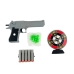 Дитячий пістолет 003-A1 з кулями та мішенню 20 см сірий