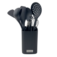 Кухонний набір MAGIO MG-1130 настільний 8 предметів силікон чорний