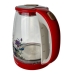 Електрочайник Rainberg RB-998 скло 1.8 л білий з червоним