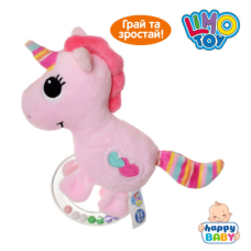Погремушка C08180CN-3 (48шт) единорог, 18см, плюш new
