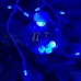 Світлодіодна гірлянда-бахрома прозорий дріт Сфера 12 LED Magic Lights 3 м синій