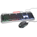 Комплект дротовий клавіатура та миша Hölmer SG-01 RGB сірий з чорним