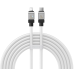 Кабель Type-C/Apple Lightning 2 м Baseus CoolPlay 20 Вт білий